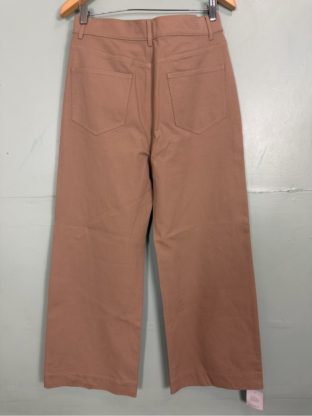 M.M. Lafleur The Milo Wide-
Leg Jean Eco Better Than Denim Tan Women Size 8 - Picture 7 of 12